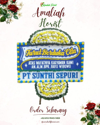 Papan Bunga Duka di Paku Alam