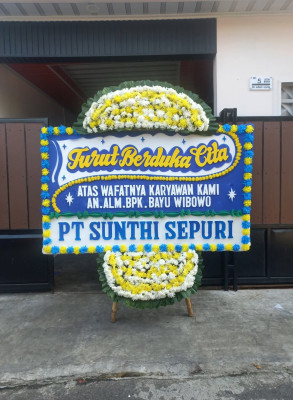 Papan Bunga Duka di Paku Alam
