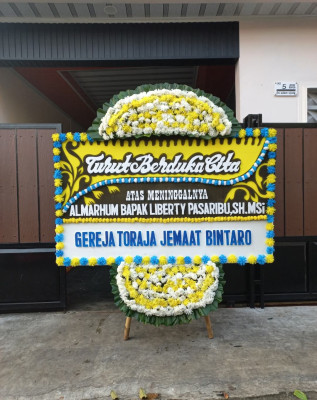 Papan Bunga Duka di Paku Alam